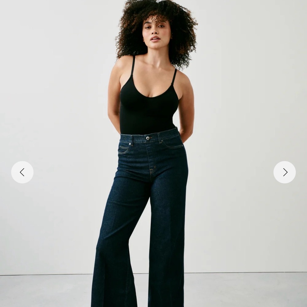SPANX Dark Blue Flare Jeans